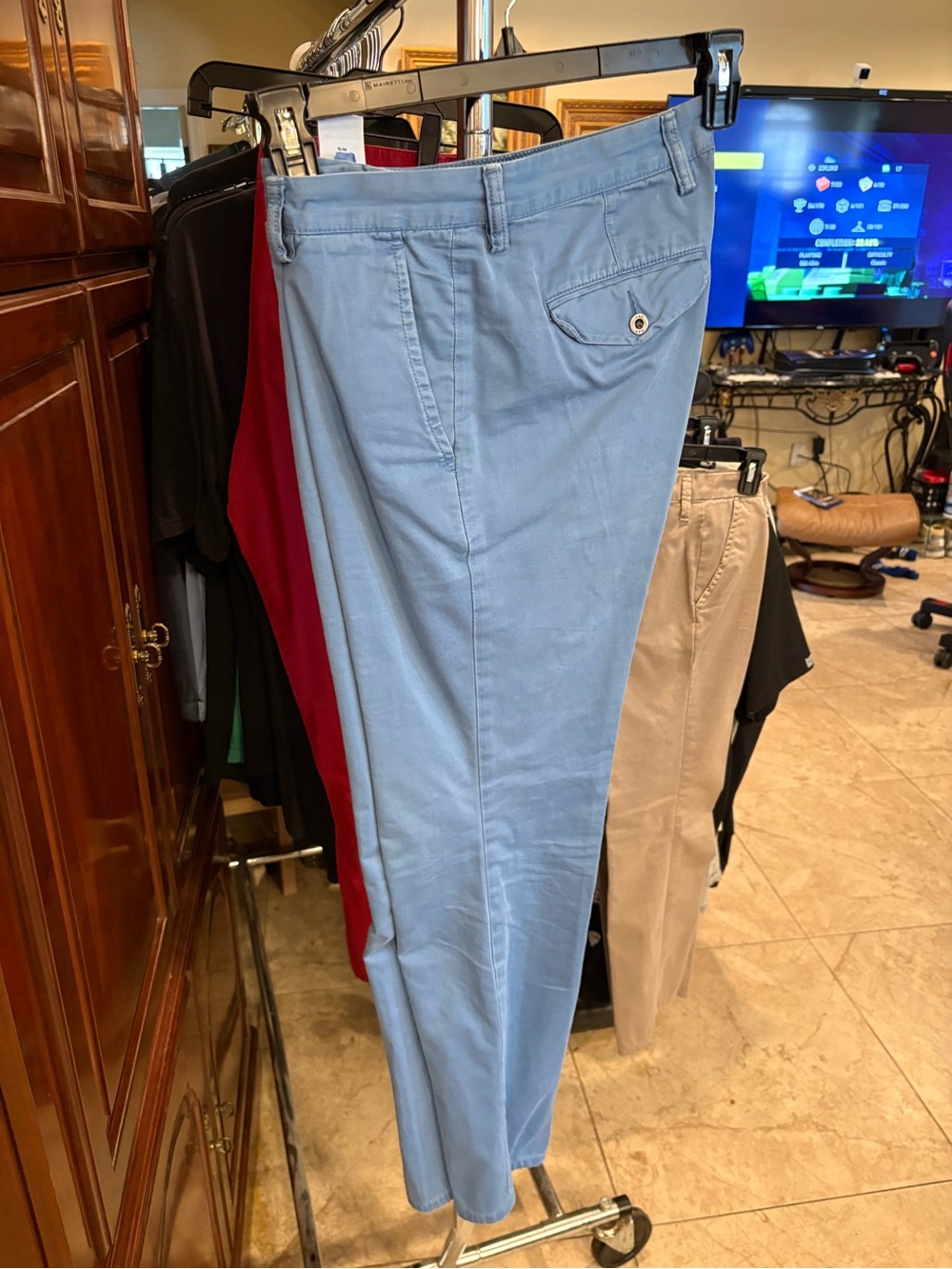 Gap 29 x 30 Men's Light Blue Casual Chino Pants